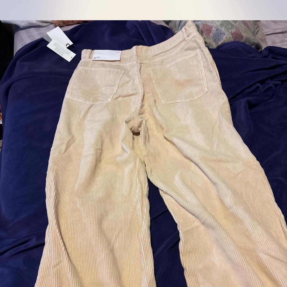 BDG Beige Corduroy Trousers